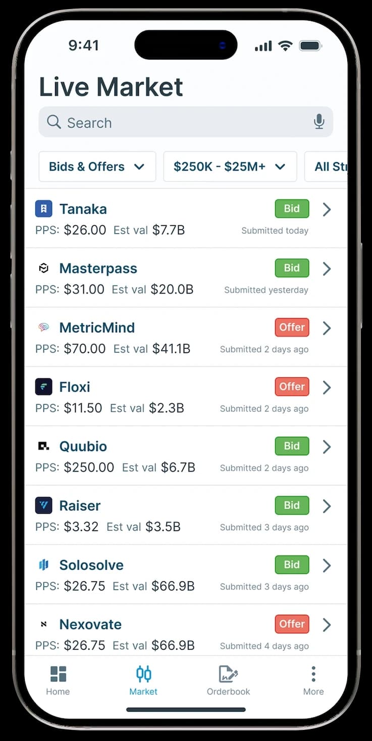 Caplight mobile app